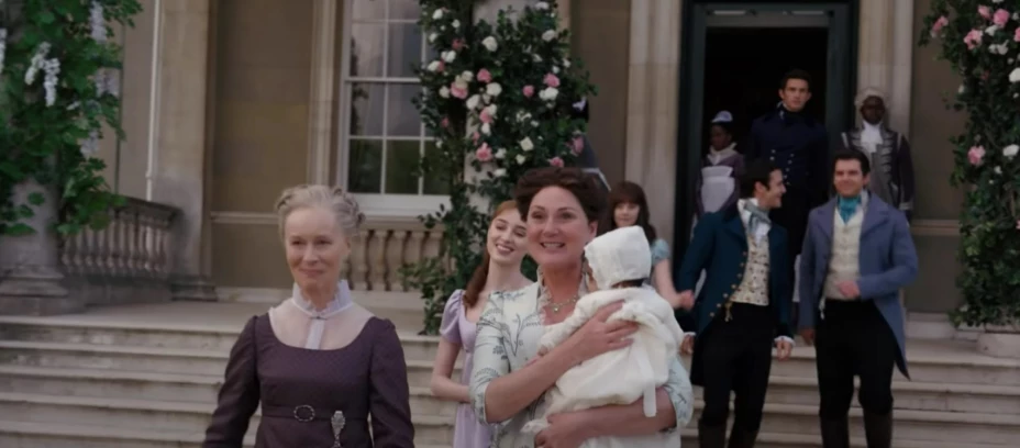 Así se ve el bebé de Daphne y Simon en Bridgerton para la temporada 3