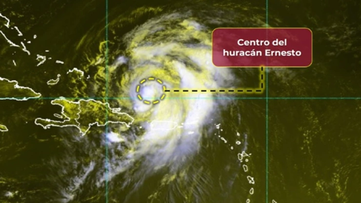 Ernesto se convierte en huracán