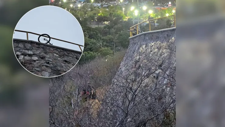 Menor cae en su bici desde el Cerro de la Memoria en Los Mochis
