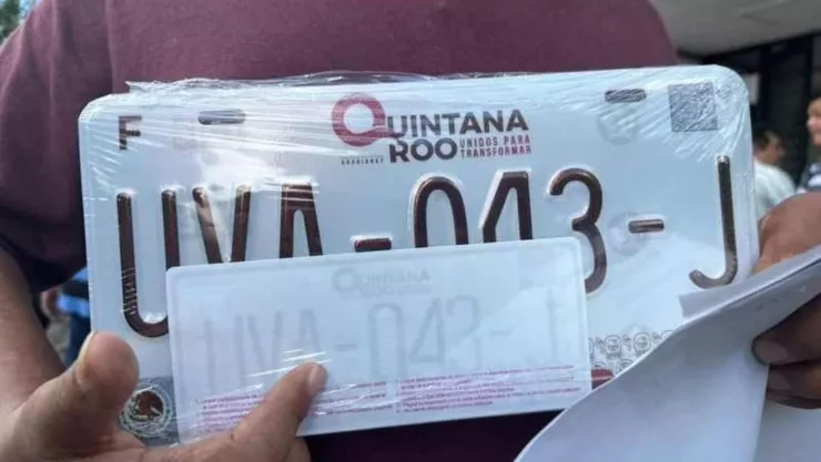 Canje de Placas en Quintana Roo