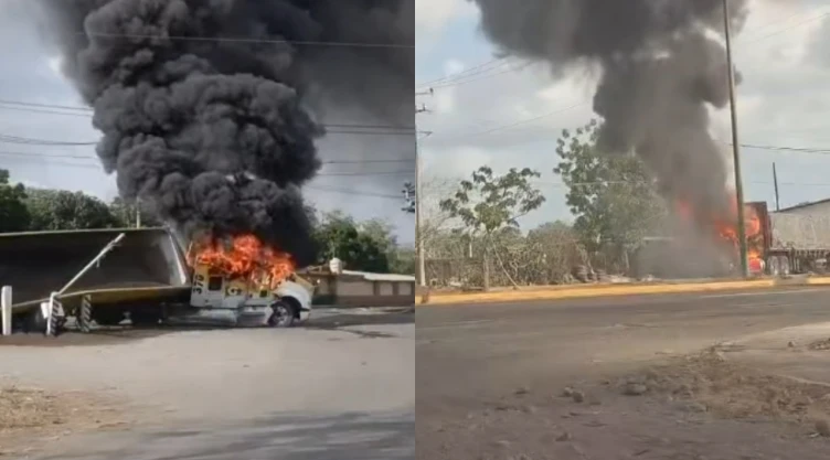 Narcobloqueos en Colima y enfrentamiento en Caleras, Tecomán