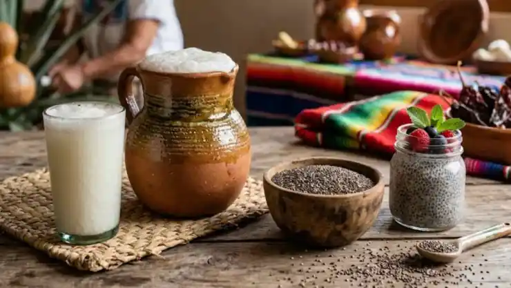 Pulque y chía