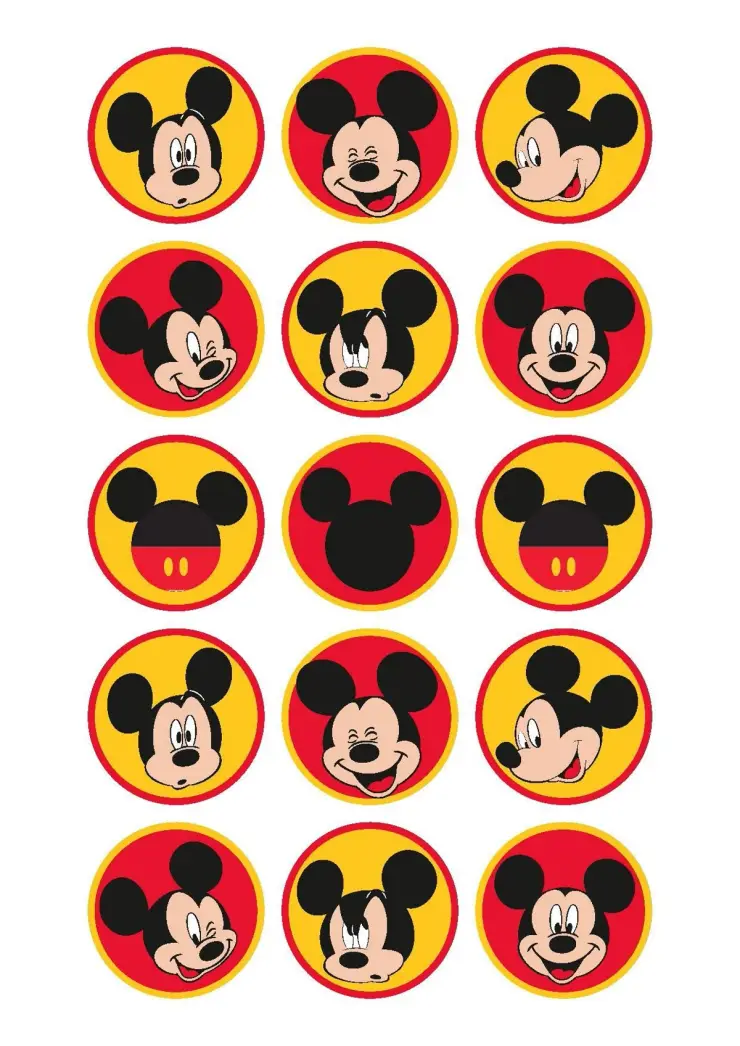 Diseños de Mickey Mouse para imprimir
