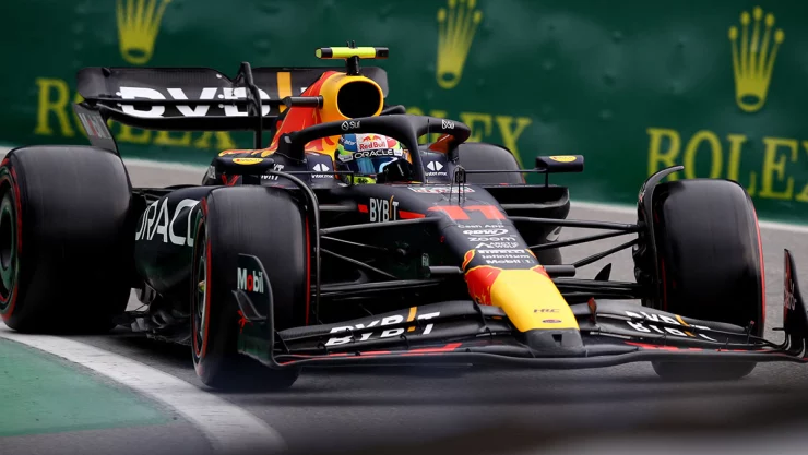 Checo P&eacute;rez en el Gran Premio de Brasil 2023