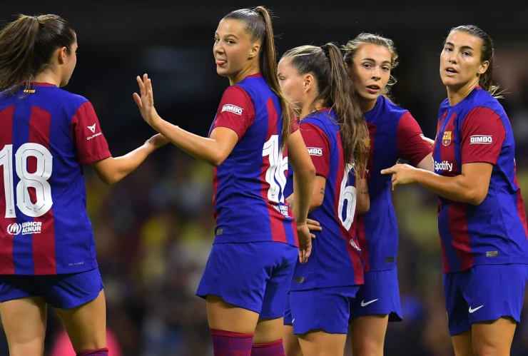 Barcelona Femenil derrota 2-0 al América en el Estadio Azteca