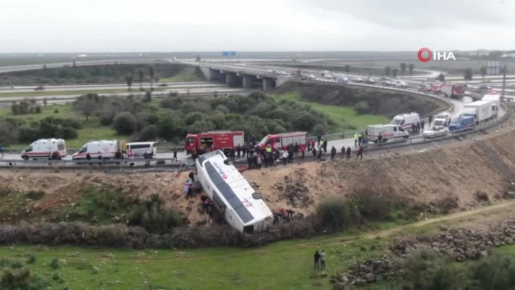 Accidente de autobús el 1 de febrero de 2026 en Turquía.
