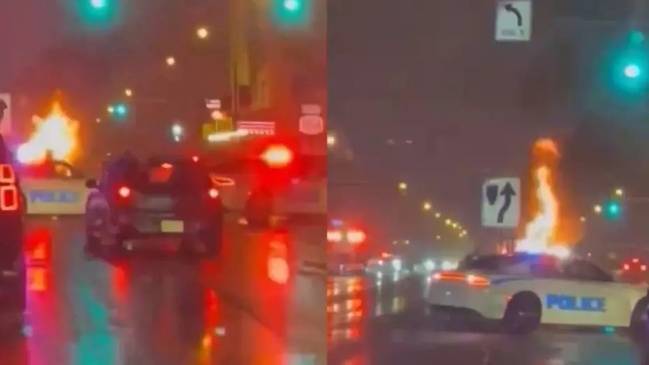 Coche explota en Nueva York