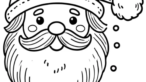 Santa Claus para imprimir