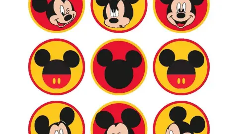Diseños de Mickey Mouse para imprimir