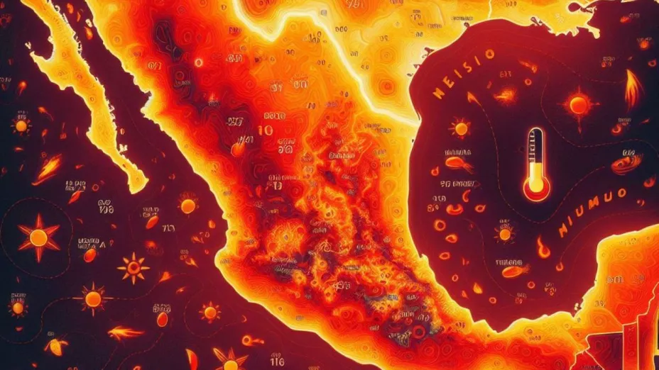 ¿Cuántos grados ha aumentado la temperatura en México durante la última década?