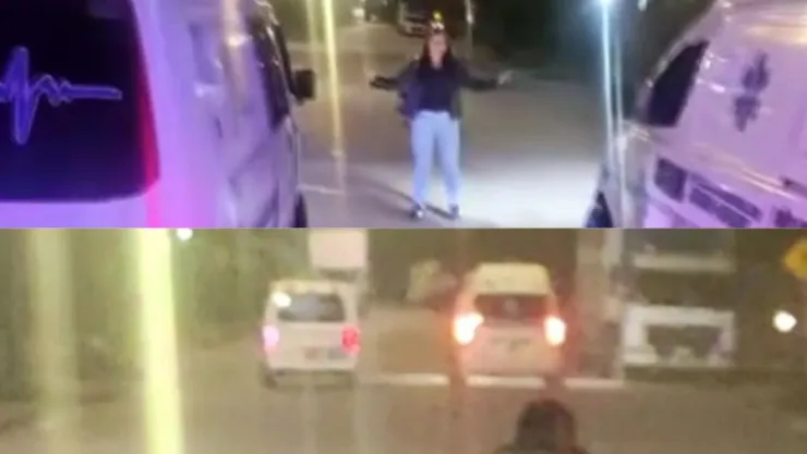 Ambulancias en arrancones clandestinos en Bogotá: una fue usada en robo a un banco