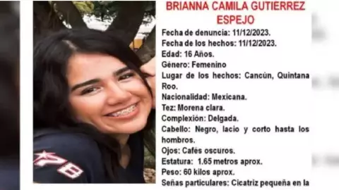Desaparece joven de 16 años en Cancún, Brianna Camila Gutiérrez Espejo, salió de la escuela y no regresó