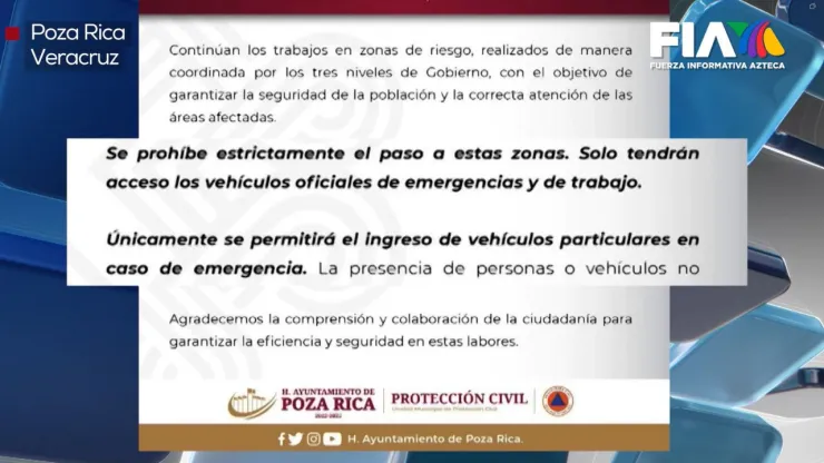 Damnificados en Poza Rica denuncian que el Gobierno no deja que llegue la ayuda humanitaria tras fuertes lluvias