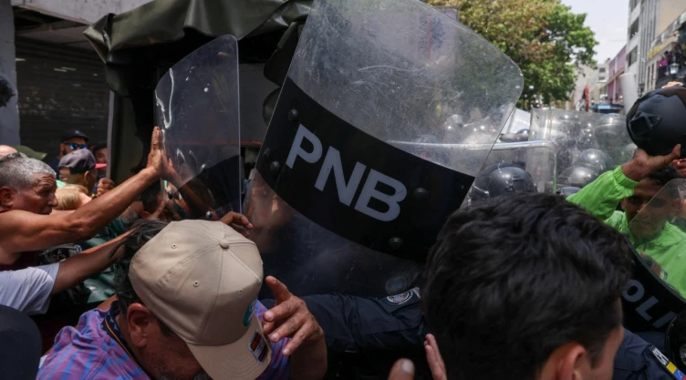 Protestas de trabajadores en Venezuela del 9 de abril de 2026.