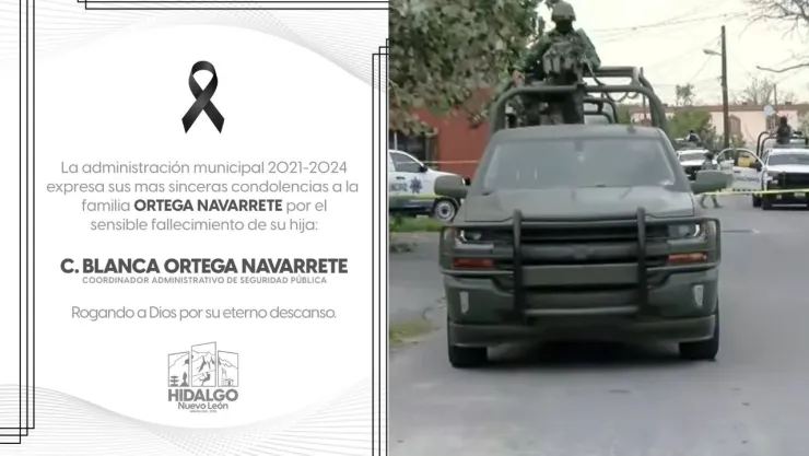 Asesinan a Blanca Lilia Ortega, coordinadora de Seguridad Pública de Hidalgo, Nuevo León