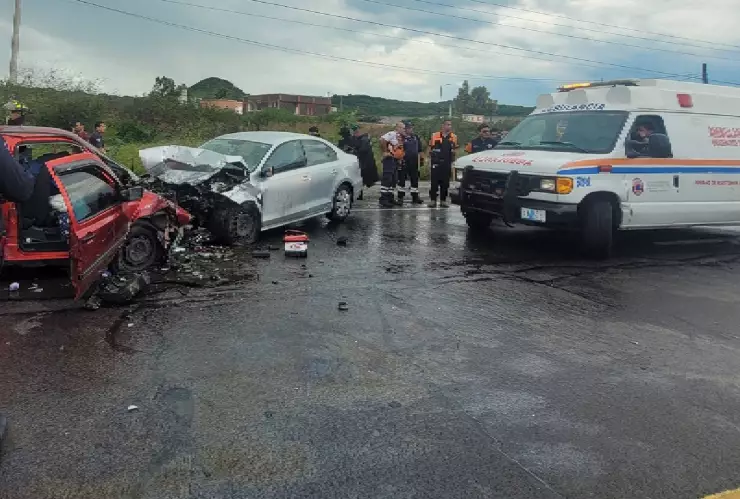 Accidente carretera Yuriria-Uriangato