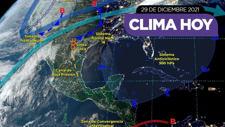 clima México 29 de diciem