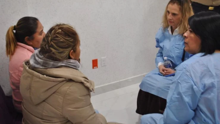 Gutiérrez Müller recorre hospitales que atienden a heridos de Tlahuelilpan