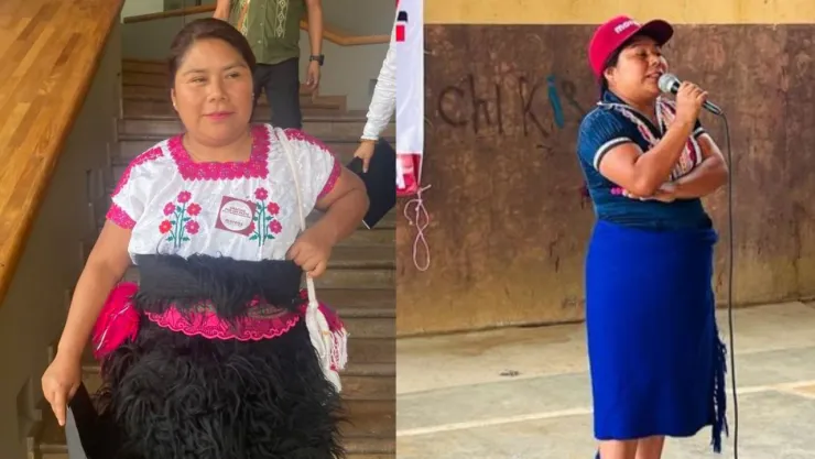 Candidata de Morena ayuntamiento Rincón Chamula Maria de la Luz Hernández atentado