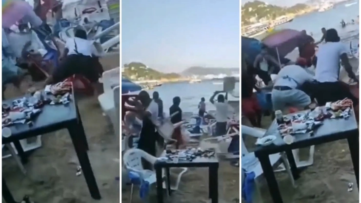 pelea turistas meseros acapulco