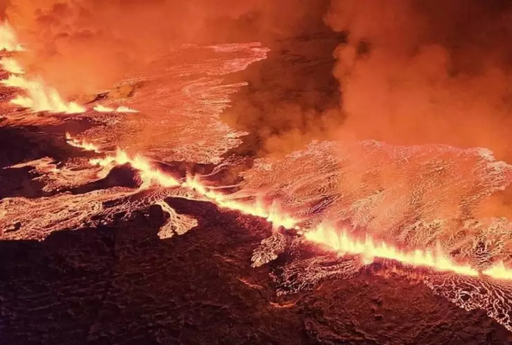 Erupción volcánica en Islandia