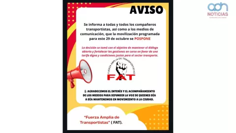 Comunicado del FAT