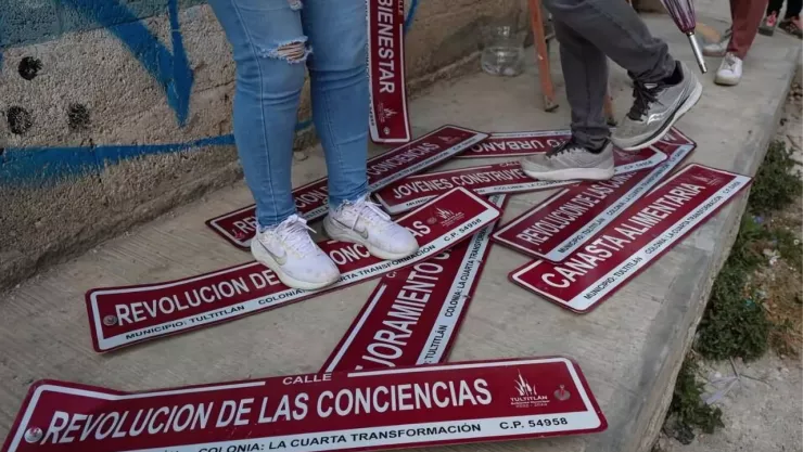 Vecinos de Tultitlán rechazan nombres de calles alusivos a la “Cuarta Transformación”