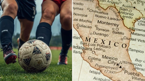 La ciudad de México donde los hombres son buenos en el futbol