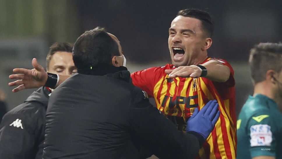 Gaetano Letizia celebra su gol