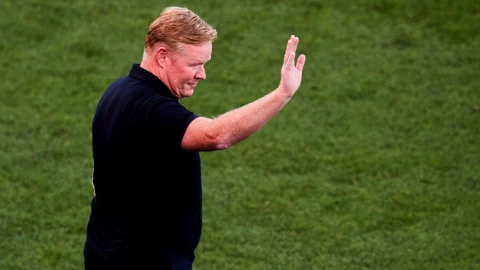 Ronald Koeman, técnico del Barcelona