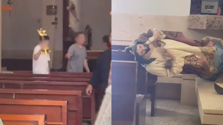 Vandalizan y agreden en iglesia del Padre Cuco