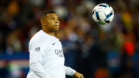 Kylian Mbapp&eacute; con el PSG