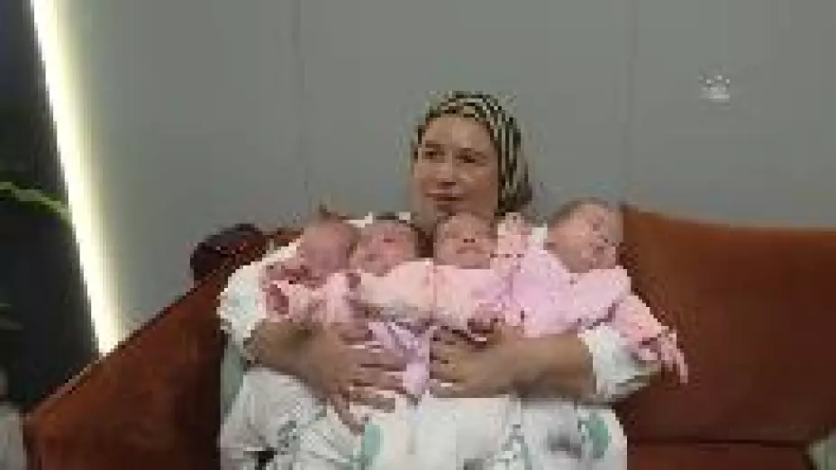 Mujer en Turquía dio a luz a cuatrillizos