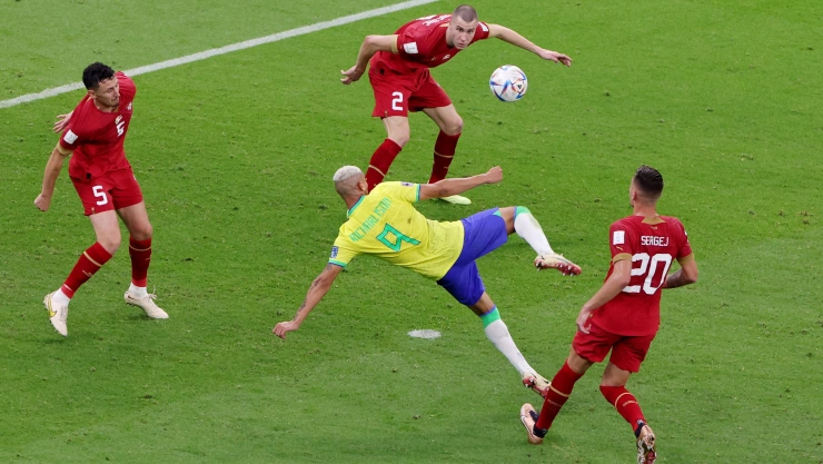 Gol de Richarlison en Qatar 2022