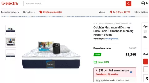 precio del colchón matrimonial