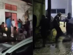 Caso de Ariana y su abuelita: linchan a detenidos tras irrupción de turba en comandancia de Ostuacán