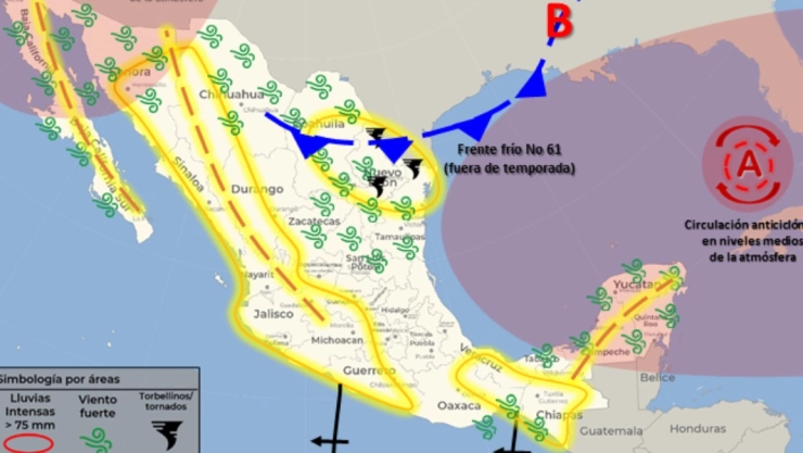 clima mexico 21 de julio