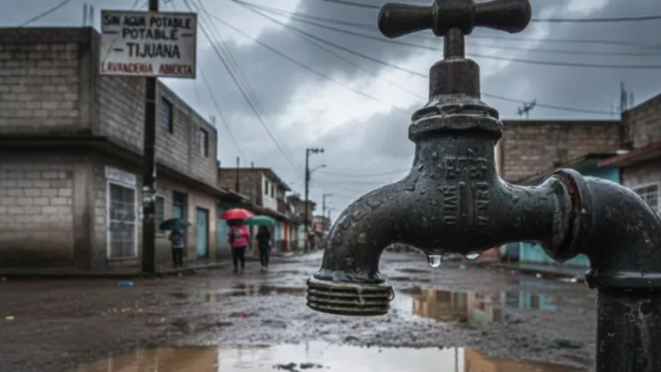 Colonias sin agua en Tijuana hoy en nochebuena