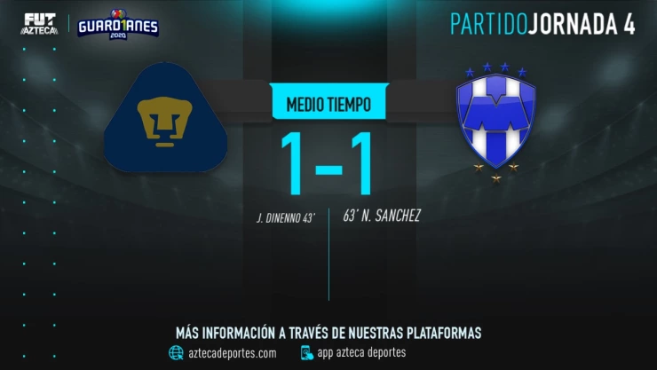 Cobertura EN VIVO | Pumas vs Rayados en Guardianes 2020 de la Liga MX