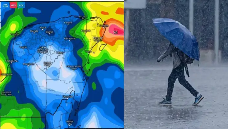 ¡Alerta Quintana Roo! Se prevé temporal de lluvias intensas durante tres días consecutivos; esto debes saber