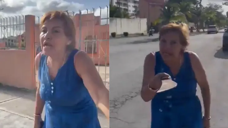 Mujer amenaza a pareja con machete por no recoger las heces de su mascota