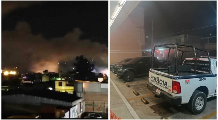 En Michoacán se registraron hoy balaceras, bloqueos y quema de tiendas de conveniencia.