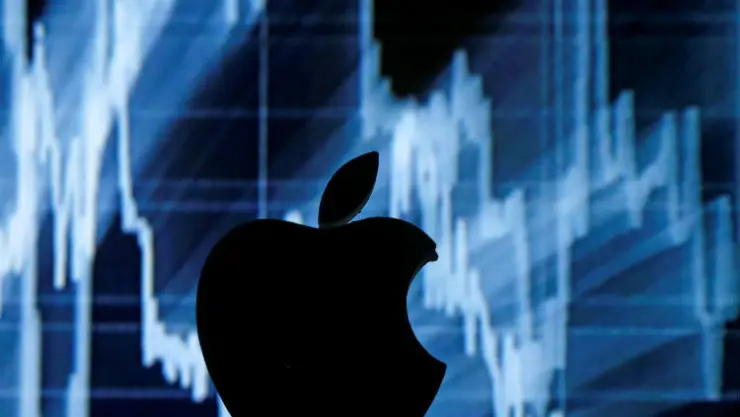 Acciones de Apple caen 66 en Bolsa de Nueva York