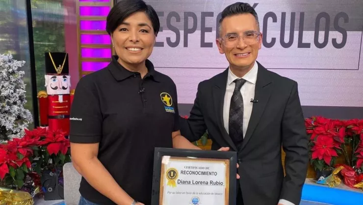 Diana Rubio habla sobre su nominación a las 10 mejores maestras del mundo.