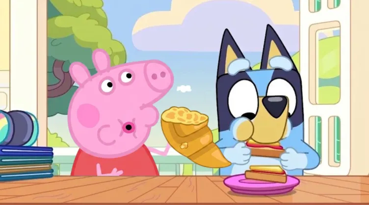 3 capítulos de Bluey y Peppa Pig que enseñan a los niños a probar nuevos alimentos sin berrinche