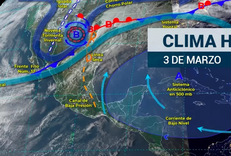 Clima en México 3 de marzo