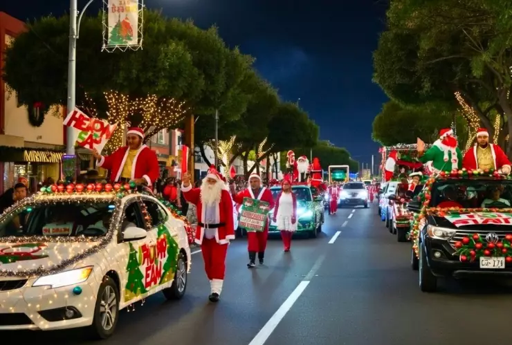 El desfile navideño se extenderá por más de 3 kilómetros en el municipio boqueño