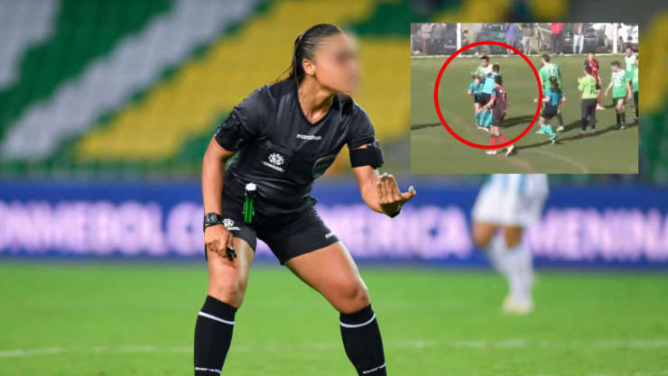 Árbitra, partido de futbol, Argentina, golpean a árbitra