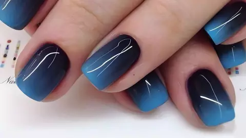 7 diseños de uñas con efecto difuminado: quedan hermosas en diferentes colores