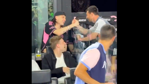 Lionel Messi y Peso Pluma